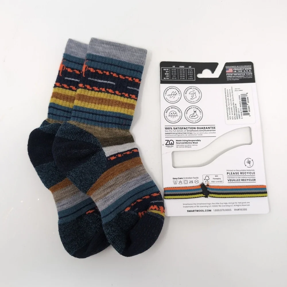 Smartwool Hike Children's Classic Full Cushion Kid's Margarita Crew Socks Medium